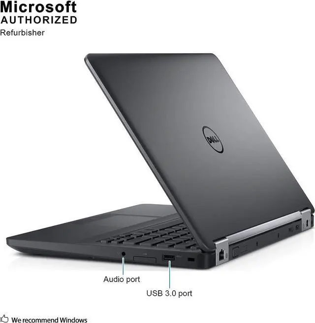 Alt view image 4 of 6 - Dell Fast Latitude E5470 Business Laptop, 14 Inch, Intel Core i7-6600U 2.6 GHz, 16GB RAM, 512GB SSD, Windows 10 Pro (Renewed)