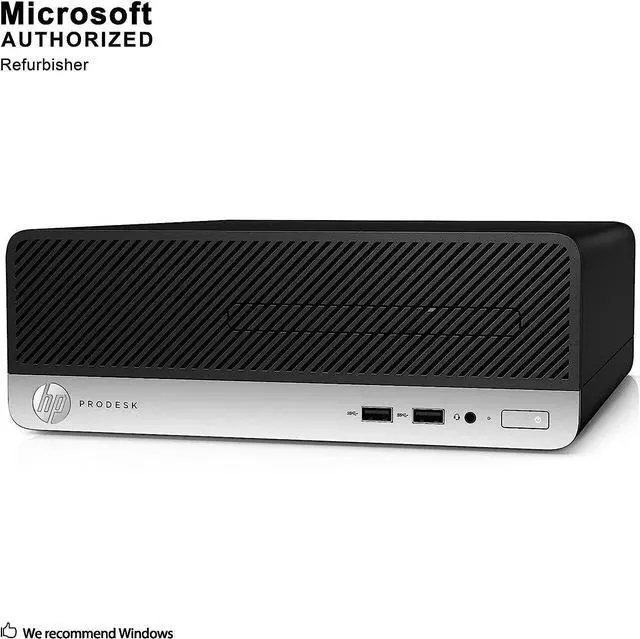 Alt view image 2 of 6 - HP ProDesk 400 G5 SFF High Performance Business Desktop Computer, Intel Six Core i5-8500 up to 4.1GHz, 16G DDR4, 512G SSD, WiFi, BT, 4K Support, DP, VGA, Windows 10 Pro 64 En/Sp/Fr(Renewed)