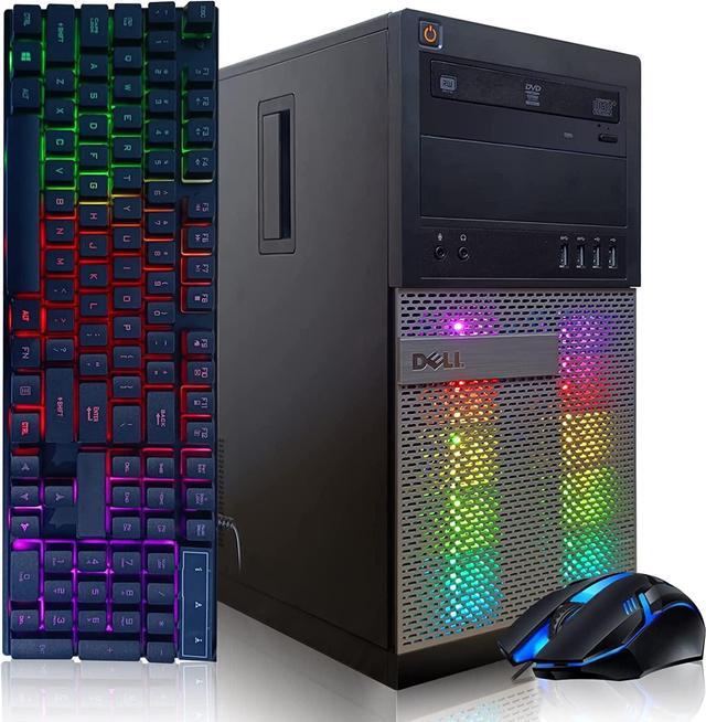 Dell Optiplex 7020 Gaming Desktop PC - Intel Core i7 4th Gen 3.4GHz, NVIDIA  GeForce GT 1030 2GB, 16GB RAM, 512GB SSD, HDMI, DVI, VGA, RGB Keyboard & ...