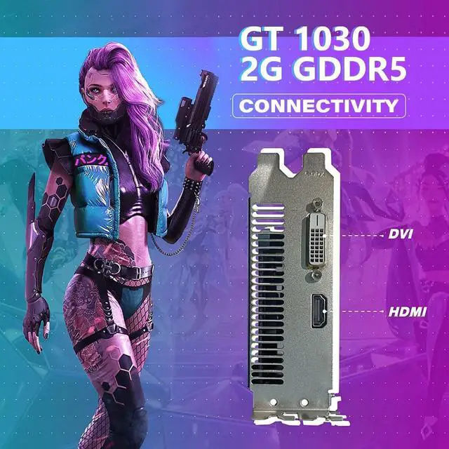 Alt view image 5 of 6 - HP RGB Gaming Desktop Computer, Intel Quad Core I5-6500 up to 3.6GHz, GeForce GT 1030 2G, 16GB DDR4, 512G SSD, RGB Keyboard & Mouse, 600M WiFi & Bluetooth 5.0, Win 10 Pro (Renewed)