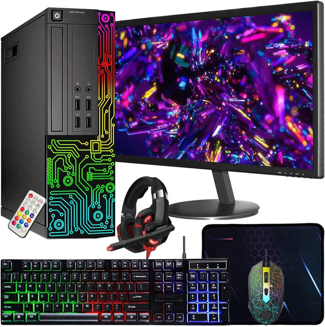 Dell Optiplex 7050 Desktop Computer - Renewed Intel I5 Quad Core, 16GB DDR4, 500GB SSD, Windows 10 Pro