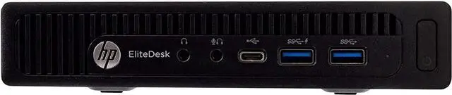 Alt view image 2 of 7 - HP EliteDesk 800 G2 Desktop Mini PC, Intel Core i5 6500T 2.5Ghz, 16GB DDR4 RAM, 500GB Hard Drive, USB Type C, Windows 10 Pro (Renewed)