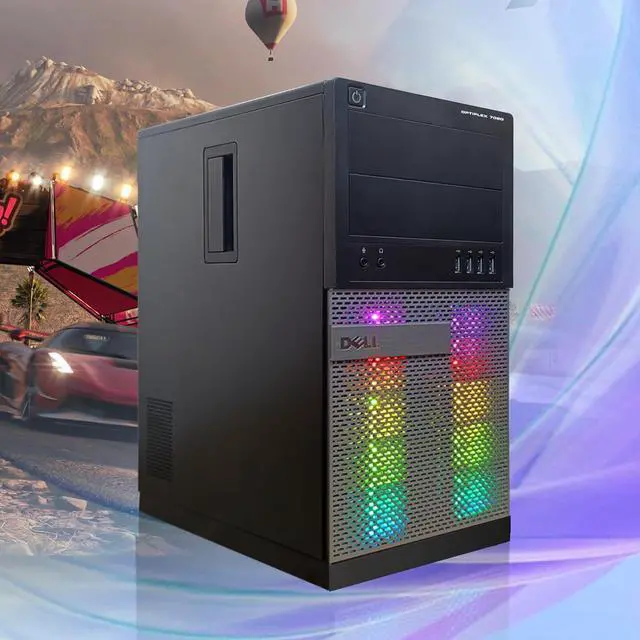 Alt view image 2 of 5 - Dell Optiplex 7020 Gaming Desktop PC - Intel Core i7 4th Gen 3.4GHz, NVIDIA GeForce GT 1030 2GB, 16GB RAM, 512GB SSD, HDMI, DVI, VGA, Keyboard, Mouse, Wi-Fi, Windows 10 Professional(Renewed)