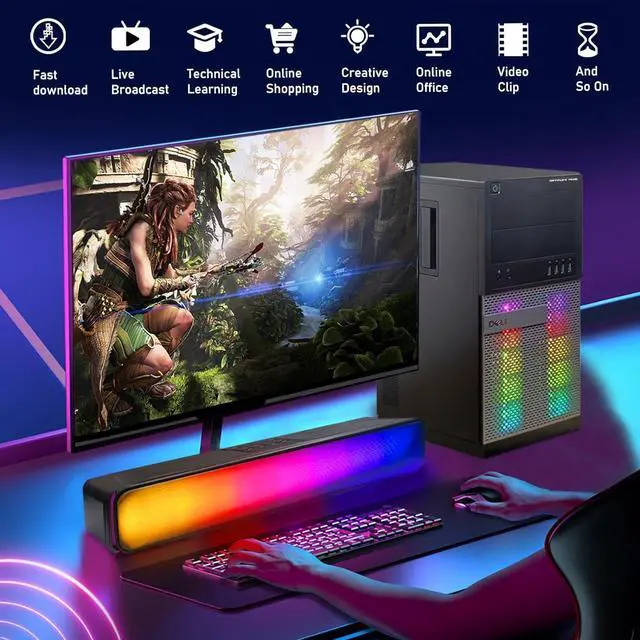 Alt view image 4 of 5 - Dell Optiplex 7020 Gaming Desktop PC - Intel Core i7 4th Gen 3.4GHz, NVIDIA GeForce GT 1030 2GB, 16GB RAM, 512GB SSD, HDMI, DVI, VGA, Keyboard, Mouse, Wi-Fi, Windows 10 Professional(Renewed)
