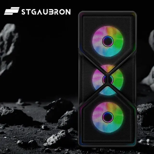 Alt view image 3 of 5 - STGAubron Gaming PC Computer Desktop, Intel Core i5-9400F up to 4.1Ghz, GeForce RTX 2060 6G Graphics, 16GB DDR4 RAM, 1TB SSD, WIN11H