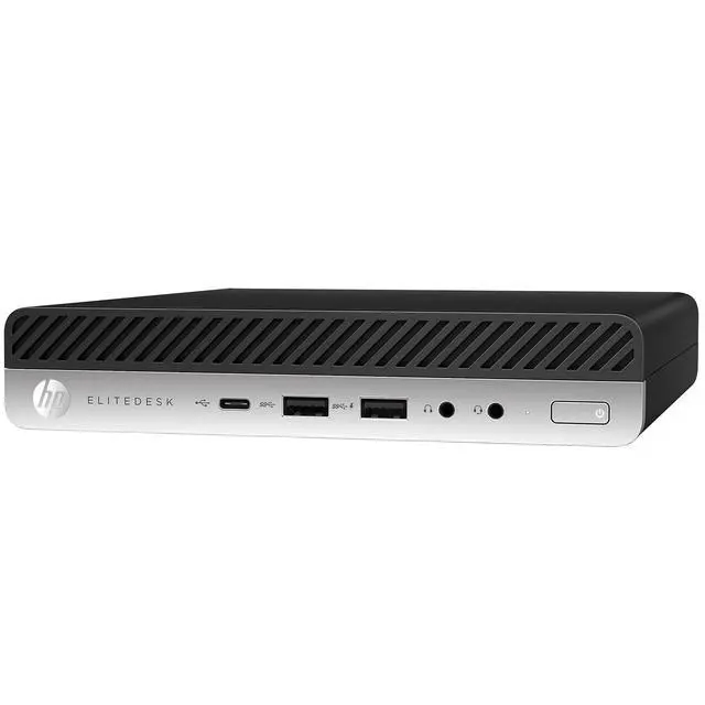 Main image of HP EliteDesk 705 G5 Mini Computer Desktop PC, AMD Quad-Core Ryzen 5 Pro 3400G, 16GB DDR4 RAM, 256GB NVMe SSD, 600M USB WiFi, Bluetooth, Keyboard & Mouse, Windows 11 Pro