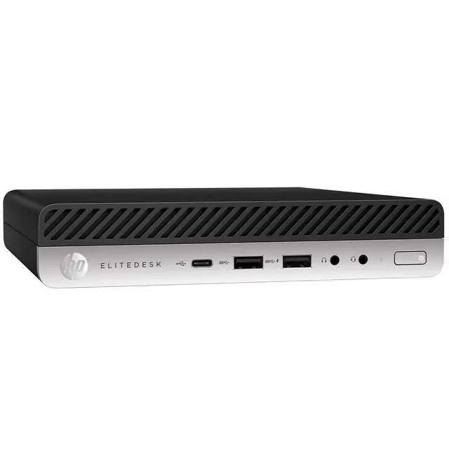 Alt view image 2 of 4 - HP EliteDesk 705 G5 Mini Computer Desktop PC, AMD Quad-Core Ryzen 5 Pro 3400G, 16GB DDR4 RAM, 256GB NVMe SSD, 600M USB WiFi, Bluetooth, Keyboard & Mouse, Windows 11 Pro