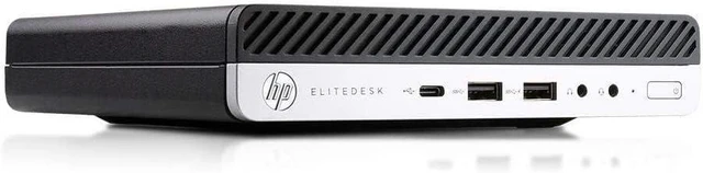 Alt view image 2 of 7 - HP EliteDesk 800G3 Mini Form Factor Desktop Computer, Core i7-6700 up to 4.0GHz, 32GB DDR4, 1TB Solid State Drive, Windows 11 Pro