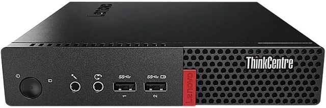 Alt view image 2 of 4 - Lenovo ThinkCentre M910Q Tiny Form Factor Desktop Computer, Core i7-6700T up to 3.6GHz, 32GB DDR4, 1TB Solid State Drive, Windows 11 Pro