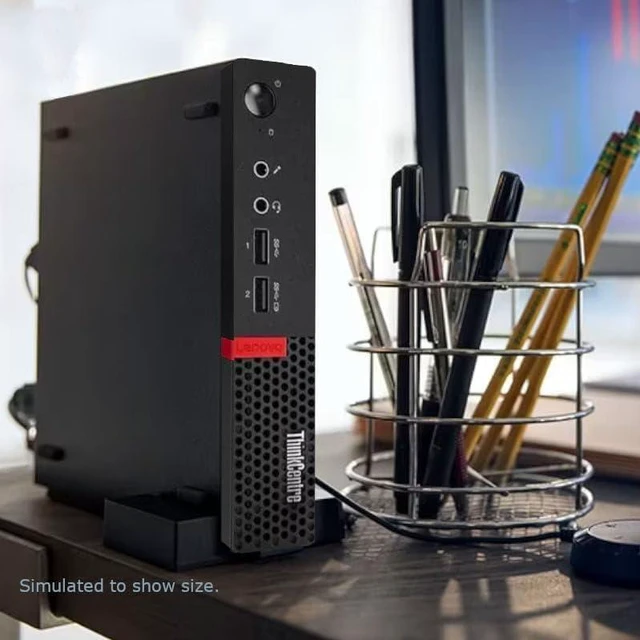 Alt view image 4 of 7 - Lenovo ThinkCentre M710Q Tiny Form Factor Desktop Computer, Core i7-6700T up to 3.6GHz, 16GB DDR4, 256GB Solid State Drive