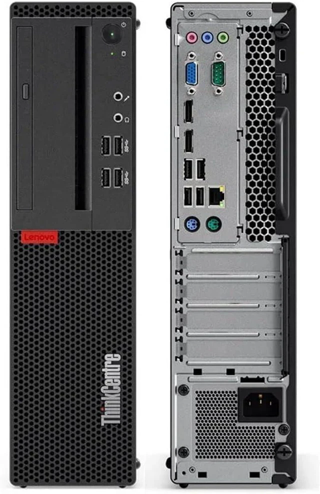 Alt view image 4 of 7 - Lenovo ThinkCentre M710E Small Form Factor Desktop Computer, Core i3-6100 up to 3.7GHz, 8GB DDR4, 256GB Solid State Drive, Windows 11 Pro