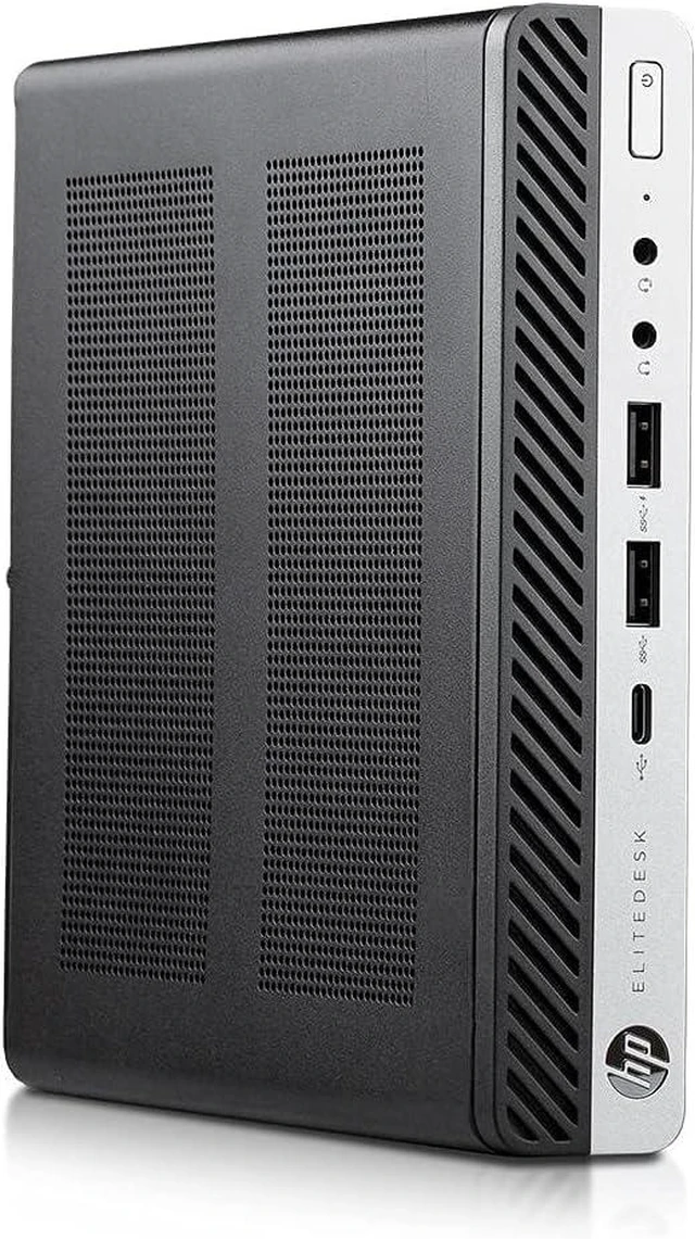 Alt view image 3 of 7 - HP EliteDesk 800G5 Mini Form Factor Desktop Computer, Core i5-9500T up to 3.7GHz, 32GB DDR4, 512GB Solid State Drive, Windows 11 Pro