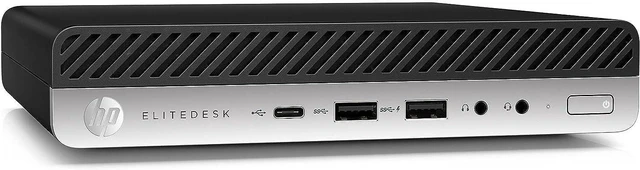 Alt view image 5 of 7 - HP EliteDesk 800G5 Mini Form Factor Desktop Computer, Core i5-9500T up to 3.7GHz, 32GB DDR4, 512GB Solid State Drive, Windows 11 Pro