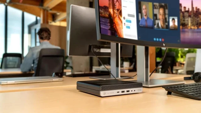 Alt view image 7 of 7 - HP EliteDesk 800G5 Mini Form Factor Desktop Computer, Core i5-9500T up to 3.7GHz, 32GB DDR4, 512GB Solid State Drive, Windows 11 Pro