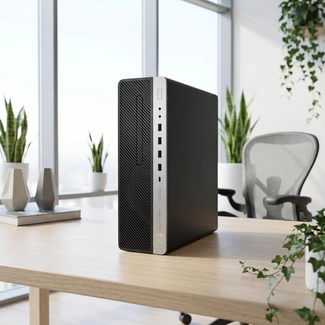 Alt view image 5 of 5 - HP EliteDesk 800G4 Small Form Factor Desktop Computer, Core i5-8500 up to 4.1GHz, 16GB DDR4, 512GB Solid State Drive, Windows 11 Pro