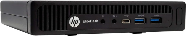 Main image of HP EliteDesk 800G2 Mini Form Factor Desktop Computer, Core i5-6500T up to 3.1GHz, 8GB DDR4, 240GB Solid State Drive, Windows 10 Pro