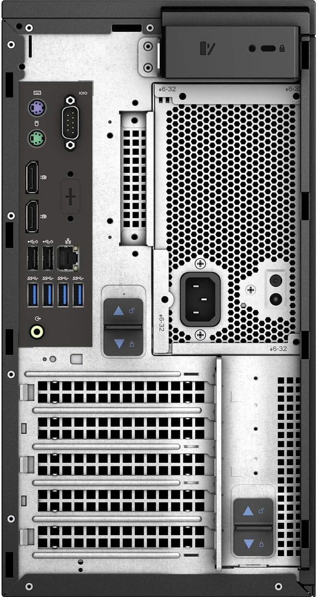 Alt view image 5 of 6 - Dell Precision 3630 Tower Desktop Computer, Core i7-8700 up to 4.6GHz, 32GB DDR4, 500GB Solid State Drive, Windows 11 Pro