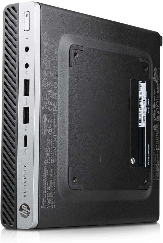 Alt view image 6 of 7 - HP EliteDesk 800G5 Mini Form Factor Desktop Computer, Core i5-9500T up to 3.7GHz, 32GB DDR4, 1TB Solid State Drive, Windows 11 Pro