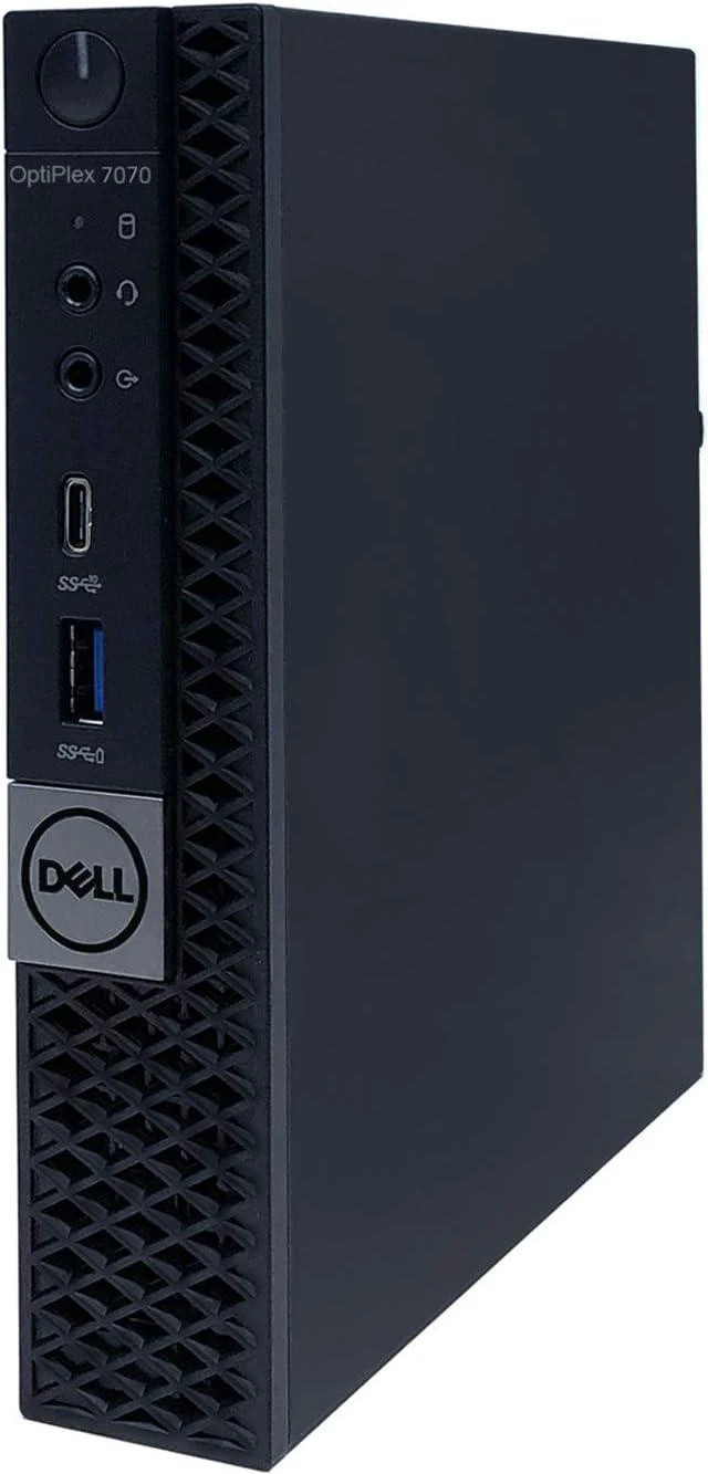 Alt view image 4 of 7 - Dell OptiPlex 7070 Mini Form Factor Desktop Computer, Core i7-9700T up to 4.3GHz, 16GB DDR4, 512GB Solid State Drive, Windows 11 Pro