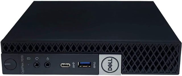 Alt view image 5 of 7 - Dell OptiPlex 7070 Mini Form Factor Desktop Computer, Core i7-9700T up to 4.3GHz, 16GB DDR4, 512GB Solid State Drive, Windows 11 Pro