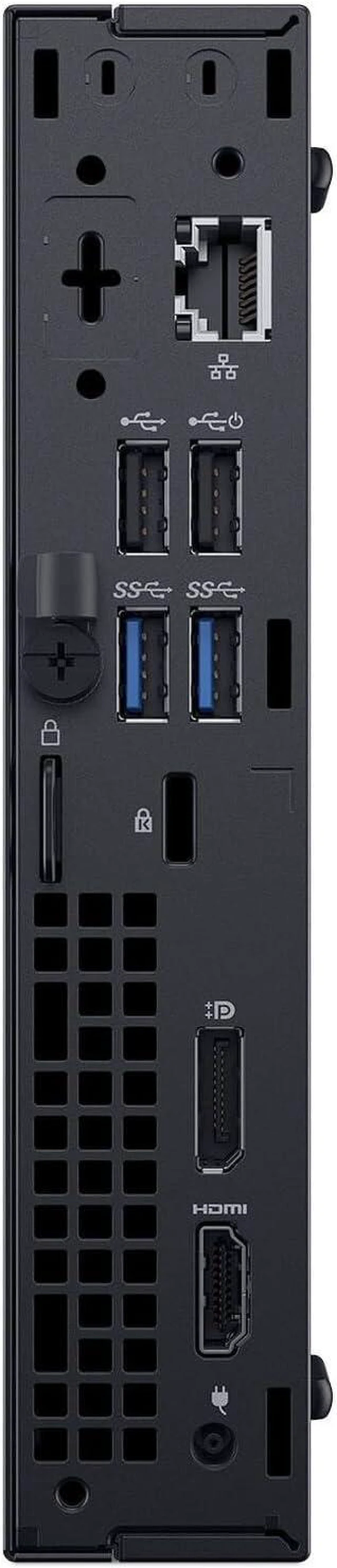 Alt view image 6 of 7 - Dell OptiPlex 3070 Mini Form Factor Desktop Computer, Core i3-9100T up to 3.7GHz, 8GB DDR4, 256GB Solid State Drive