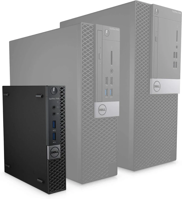 Alt view image 3 of 3 - Dell OptiPlex 7040 Mini Form Factor Desktop Computer, Core i5-6500T up to 3.1GHz, 16GB DDR4, 256GB Solid State Drive, Windows 11 Pro