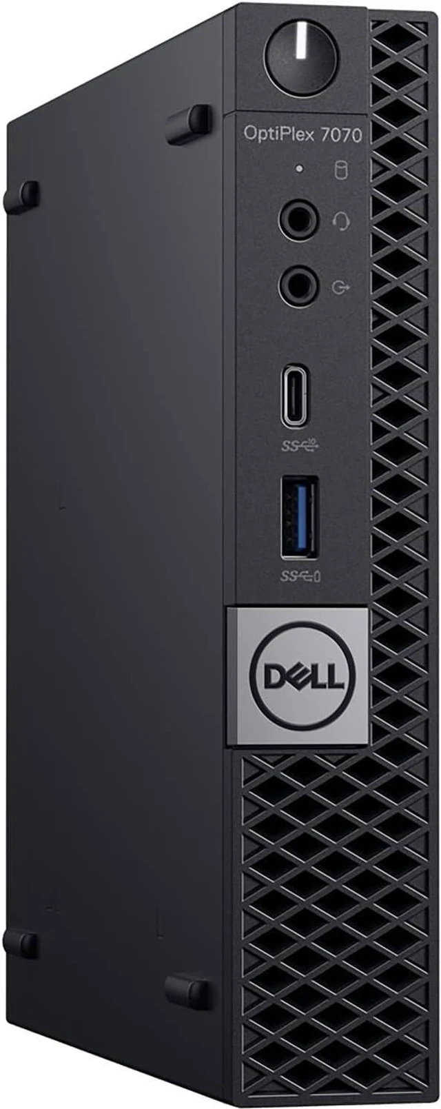 Alt view image 2 of 4 - Dell OptiPlex 7070 Mini Form Factor Desktop Computer, Core i5-9500T up to 3.7GHz, 16GB DDR4, 256GB Solid State Drive, Windows 11 Pro
