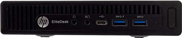 Alt view image 2 of 7 - HP EliteDesk 800G2 Mini Form Factor Desktop Computer, Core i5-6500T up to 3.1GHz, 16GB DDR4, 500GB Hard Drive, Windows 11 Pro