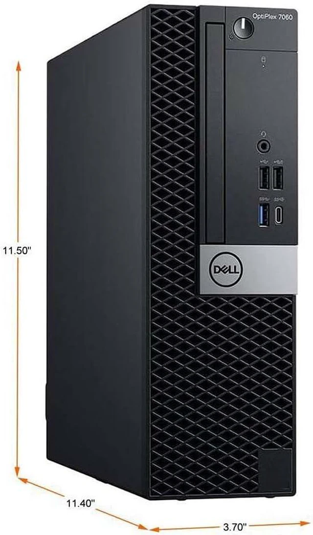 Alt view image 5 of 6 - Dell OptiPlex 7060 Small Form Factor Desktop Computer, Core i7-8700 up to 4.6GHz, 32GB DDR4, 512GB Solid State Drive, Windows 11 Pro