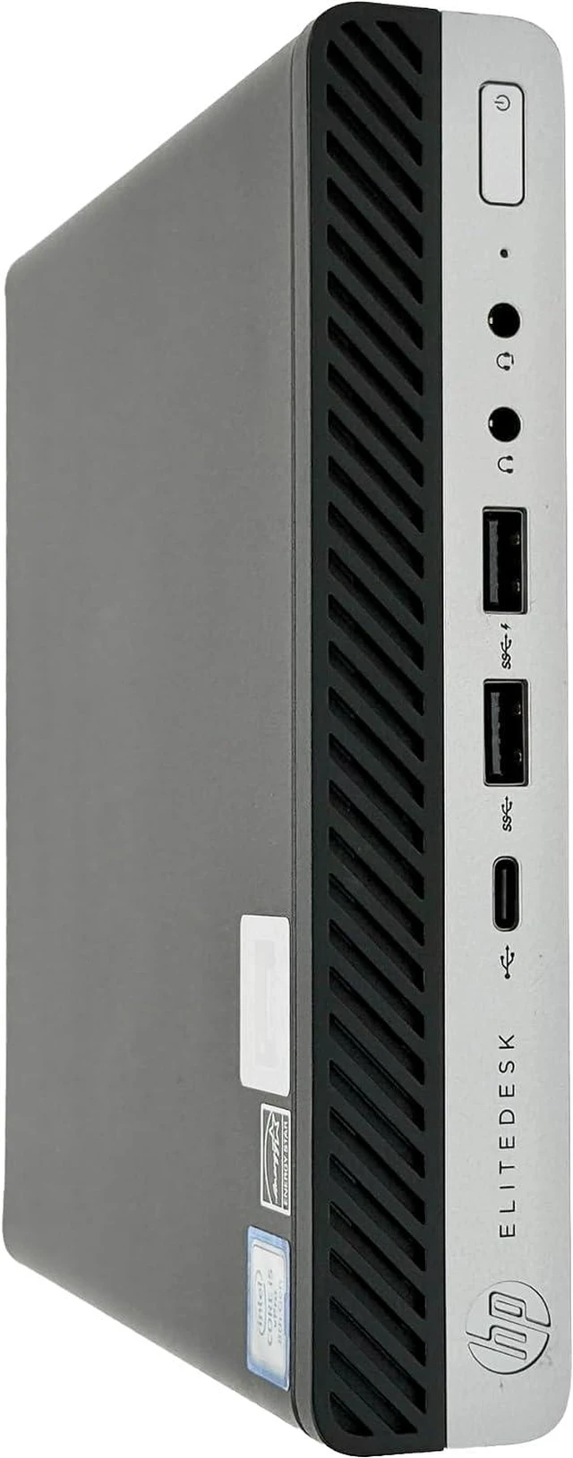 Main image of HP ProDesk 600G5 Mini Form Factor Desktop Computer, Core i5-9500T up to 3.7GHz, 8GB DDR4, 256GB Solid State Drive, Windows 11 Pro