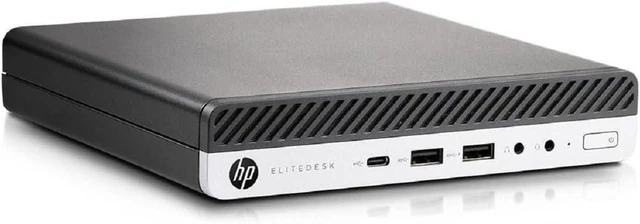 Alt view image 2 of 7 - HP EliteDesk 800G3 Mini Form Factor Desktop Computer, Core i5-6500T up to 3.1GHz, 16GB DDR4, 512GB Solid State Drive, Windows 11 Pro