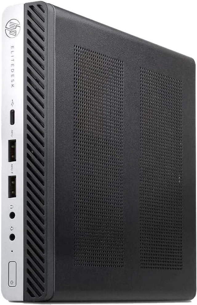 Alt view image 5 of 7 - HP EliteDesk 800G3 Mini Form Factor Desktop Computer, Core i5-6500T up to 3.1GHz, 16GB DDR4, 512GB Solid State Drive, Windows 11 Pro