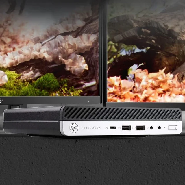 Alt view image 6 of 7 - HP EliteDesk 800G3 Mini Form Factor Desktop Computer, Core i5-6500T up to 3.1GHz, 16GB DDR4, 512GB Solid State Drive, Windows 11 Pro