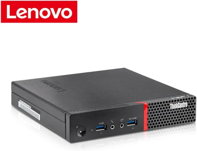 Alt view image 4 of 7 - Lenovo ThinkCentre M900 Tiny Form Factor Desktop Computer, Core i5-6500T up to 3.1GHz, 16GB DDR4, 256GB Solid State Drive, Windows 11 Pro