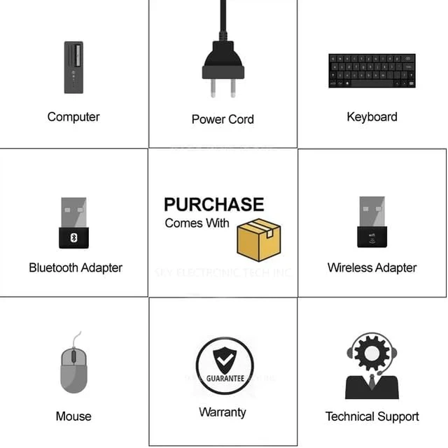 Alt view image 7 of 7 - HP ProDesk 600G3 Mini Form Factor Desktop Computer, Core i5-6500T up to 3.1GHz, 8GB DDR4, 256GB Solid State Drive