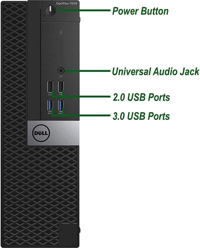 Alt view image 2 of 3 - Dell OptiPlex 7040 Small Form Factor Desktop Computer, Core i7-6700 up to 4.0GHz, 32GB DDR4, 512GB Solid State Drive, Windows 11 Pro