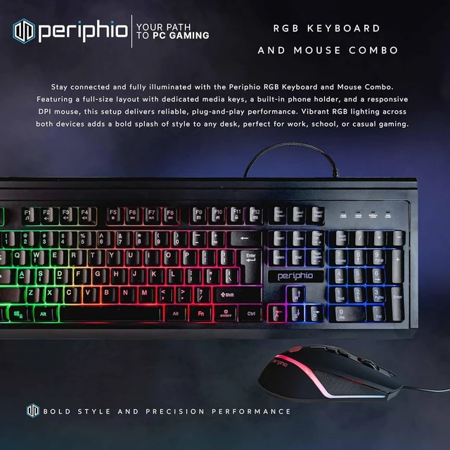 Alt view image 2 of 6 - HP Gaming ProDesk Desktop RGB Computer PC, Core i5-9500 up to 4.4GHz, 16GB DDR4 RAM, 500GB SSD, RGB Keyboard Mouse, WiFi, Windows 11 Pro