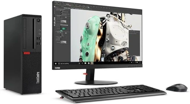 Alt view image 6 of 7 - Lenovo ThinkCentre M710S Small Form Factor Desktop Computer, Core i7-6700 up to 4.0GHz, 16GB DDR4, 1TB Solid State Drive
