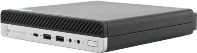Alt view image 5 of 5 - HP EliteDesk 705G4 Mini Form Factor Desktop Computer, Ryzen5 up to 3.8GHz, 8GB DDR4, 256GB Solid State Drive, Windows 11 Pro