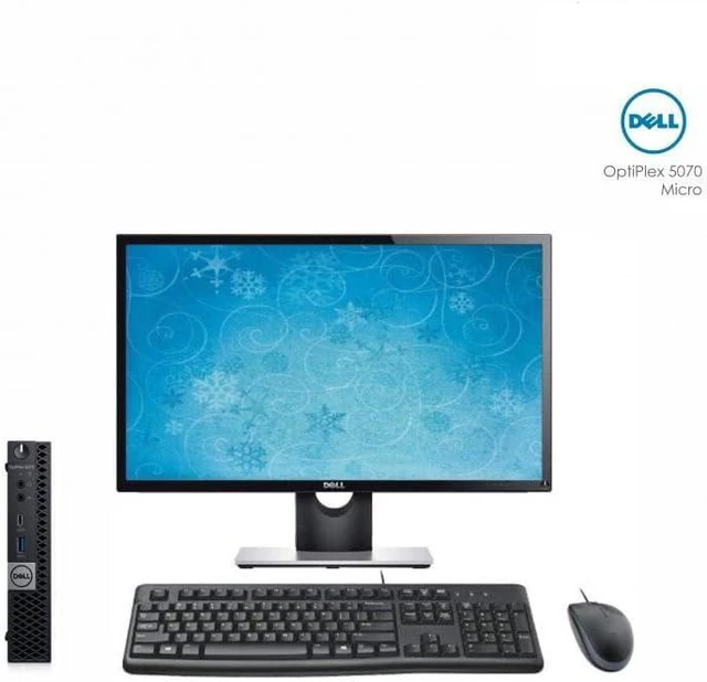 Alt view image 7 of 7 - Dell OptiPlex 5070 Mini Form Factor Desktop Computer, Core i5-9500T up to 3.7GHz, 16GB DDR4, 512GB Solid State Drive, Windows 11 Pro