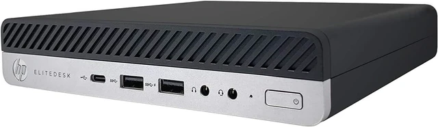 Alt view image 2 of 3 - HP EliteDesk 800G5 Mini Form Factor Desktop Computer, Core i5-9500T up to 3.7GHz, 16GB DDR4, 256GB Solid State Drive, Windows 11 Pro