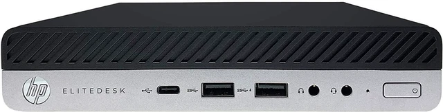 Alt view image 3 of 3 - HP EliteDesk 800G5 Mini Form Factor Desktop Computer, Core i5-9500T up to 3.7GHz, 16GB DDR4, 256GB Solid State Drive, Windows 11 Pro