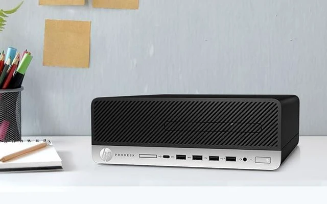Alt view image 5 of 5 - HP ProDesk 600G5 Small Form Factor Desktop Computer, Core i5-9500 up to 4.4GHz, 16GB DDR4, 512GB Solid State Drive, Windows 11 Pro
