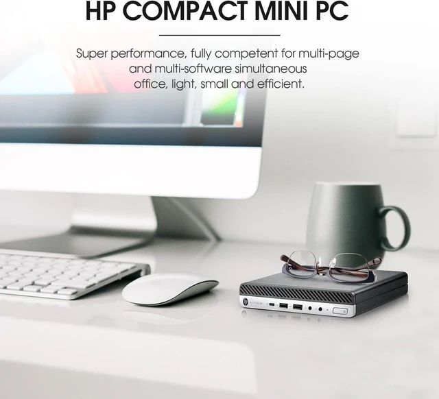 Alt view image 5 of 7 - HP EliteDesk 800G3 Mini Form Factor Desktop Computer, Core i5-6500T up to 3.1GHz, 8GB DDR4, 256GB Solid State Drive, Windows 11 Pro