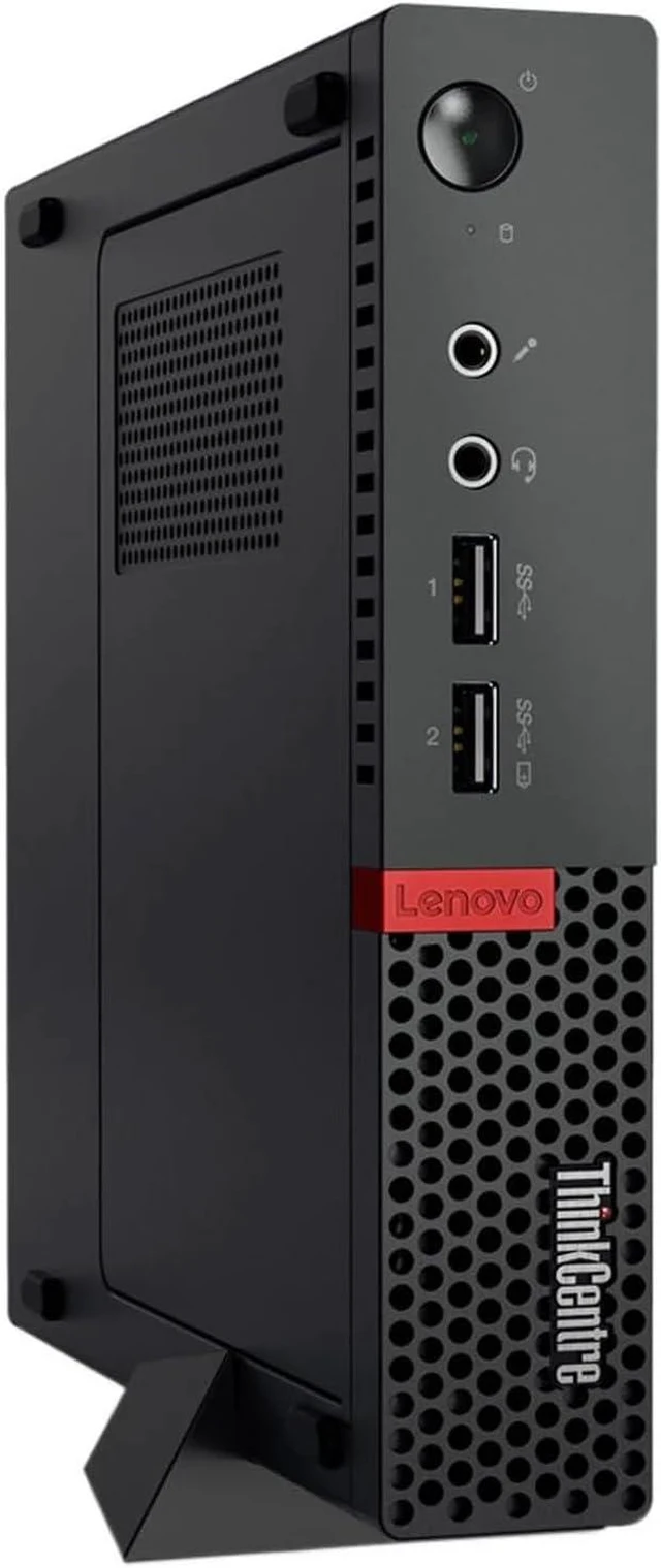 Alt view image 5 of 7 - Lenovo ThinkCentre M910Q Tiny Form Factor Desktop Computer, Core i5-6500T up to 3.1GHz, 8GB DDR4, 256GB Solid State Drive, Windows 11 Pro