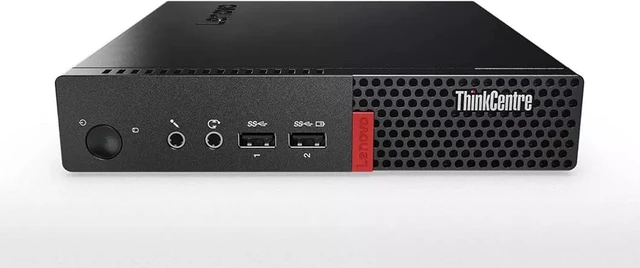 Alt view image 2 of 7 - Lenovo ThinkCentre M910Q Tiny Form Factor Desktop Computer, Core i5-6500T up to 3.1GHz, 8GB DDR4, 256GB Solid State Drive, Windows 11 Pro