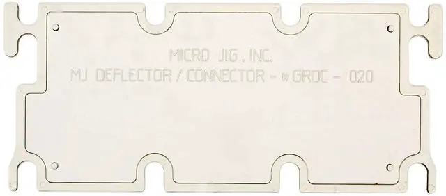Main image of MICROJIG Deflector/Connector for GRR-RIPPER and GRR-RIP BLOCK Pushblocks
