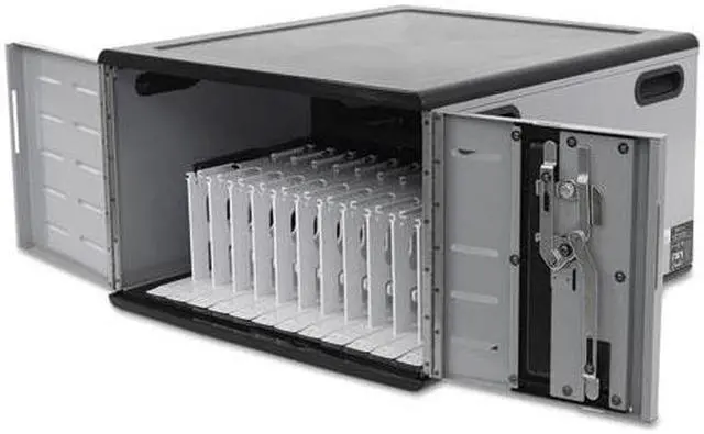 Alt view image 9 of 15 - Ergotron  Zip12 Charging Desktop CabinetDM12-1012-1