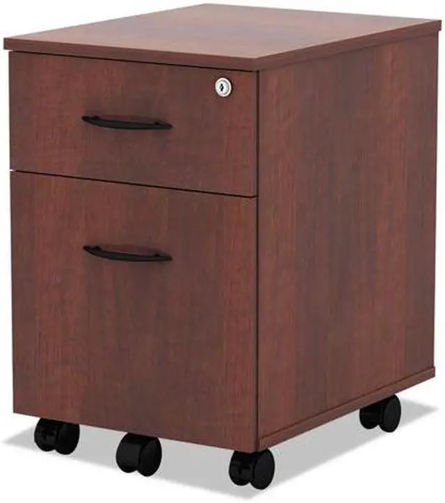 Alt view image 7 of 14 - Alera - VABFMC - Alera Valencia Series Mobile B/F Pedestal, 14 7/8 x 19 1/8 x 22 7/8, Med. Cherry