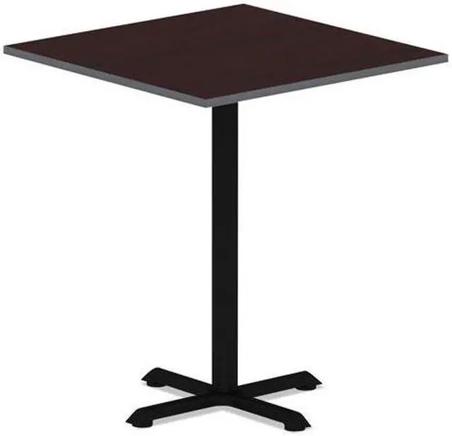 Alt view image 4 of 14 - Reversible Laminate Table Top, Square, 35 1/2 x 35 1/2, Medium Cherry/Mahogany